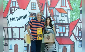 Associados  da  Arel comemoraram  a Bierfest em casa