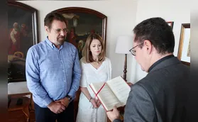 Bodas de ouro do casal Silvia  e Romeu Dematte