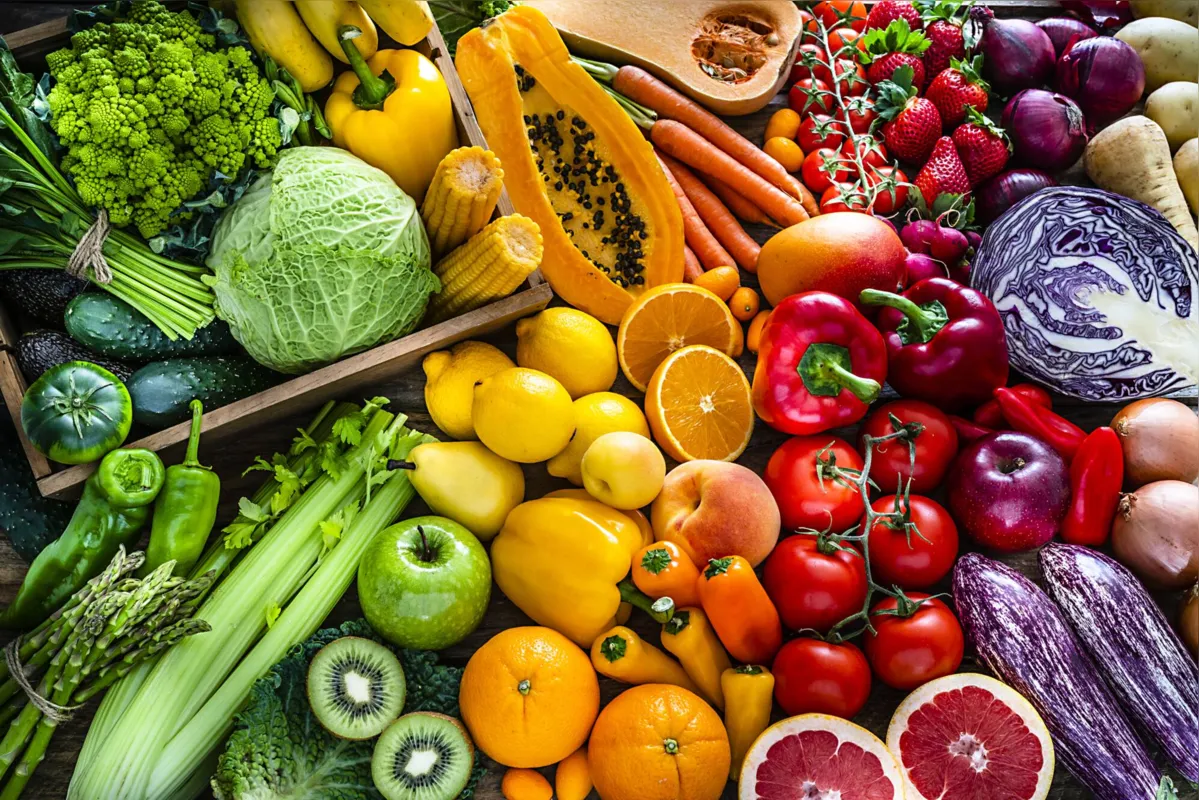 Legumes, frutas, verduras, grãos: variedade que se combina de várias formas
