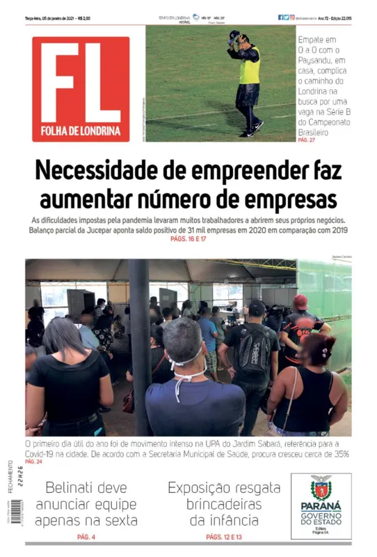 Imagem ilustrativa da imagem Capa 05/01/2021
