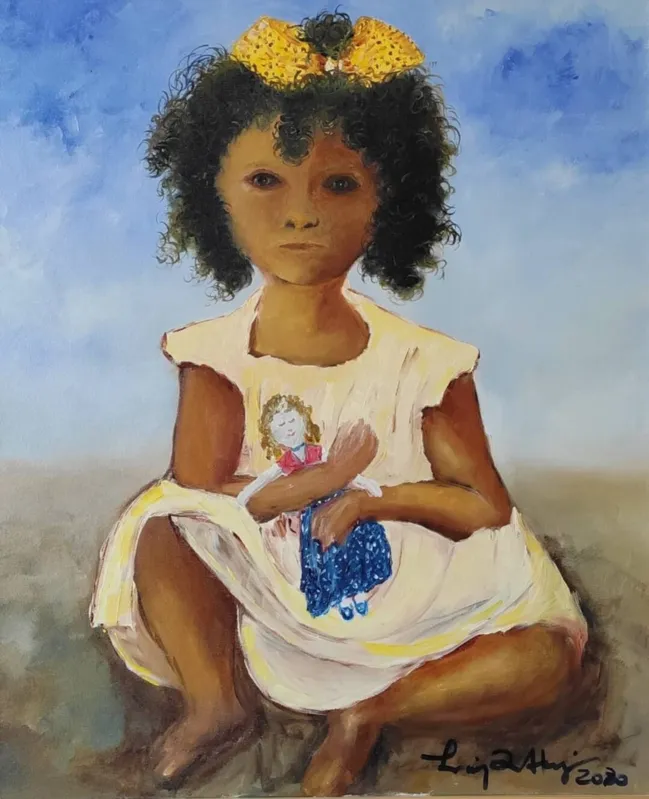 "Menina com Boneca" : releitura de "Menina Sentada", de Cândido Portinari 