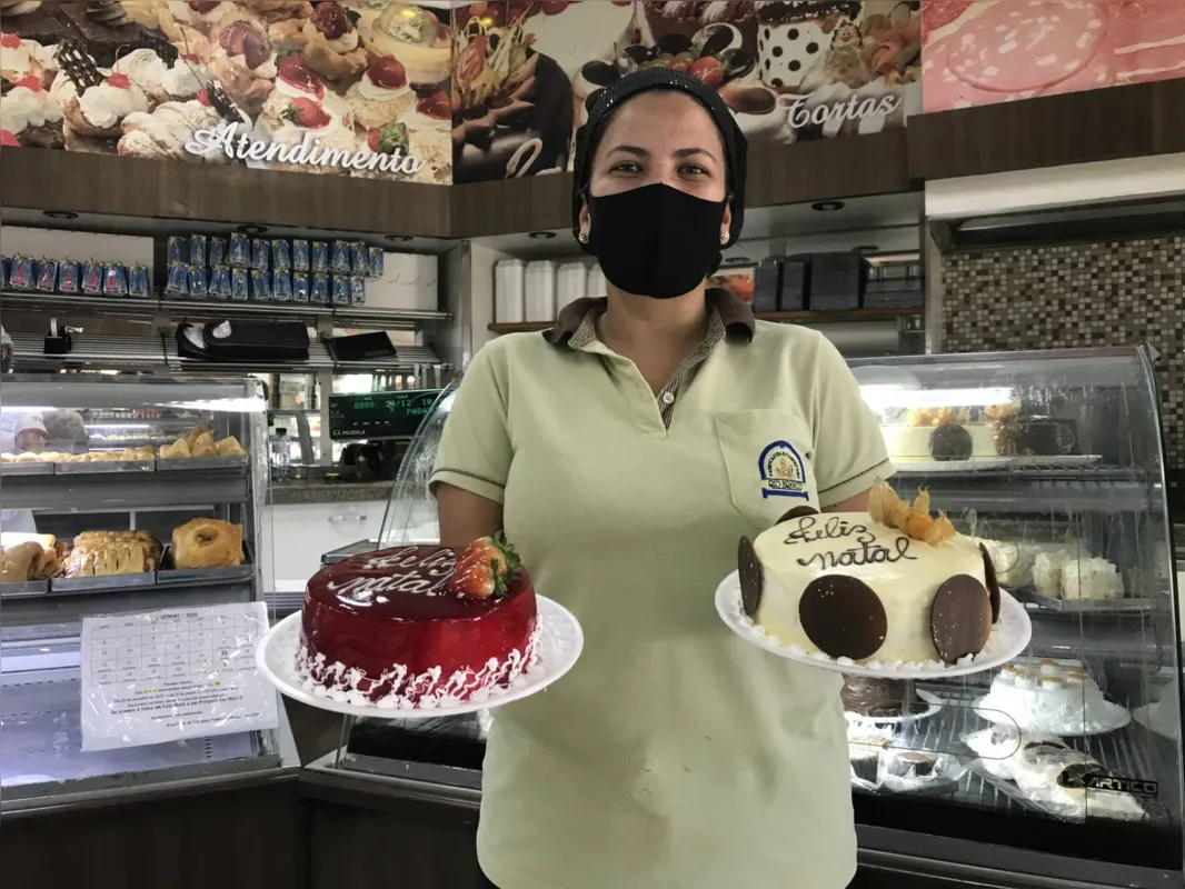 Susana Dias, caixa da Panificadora Rio Branco: "Nos planejamos para os fregueses de última hora também"