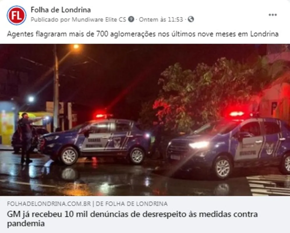 Imagem ilustrativa da imagem FOLHA NAS REDES| FESTAS