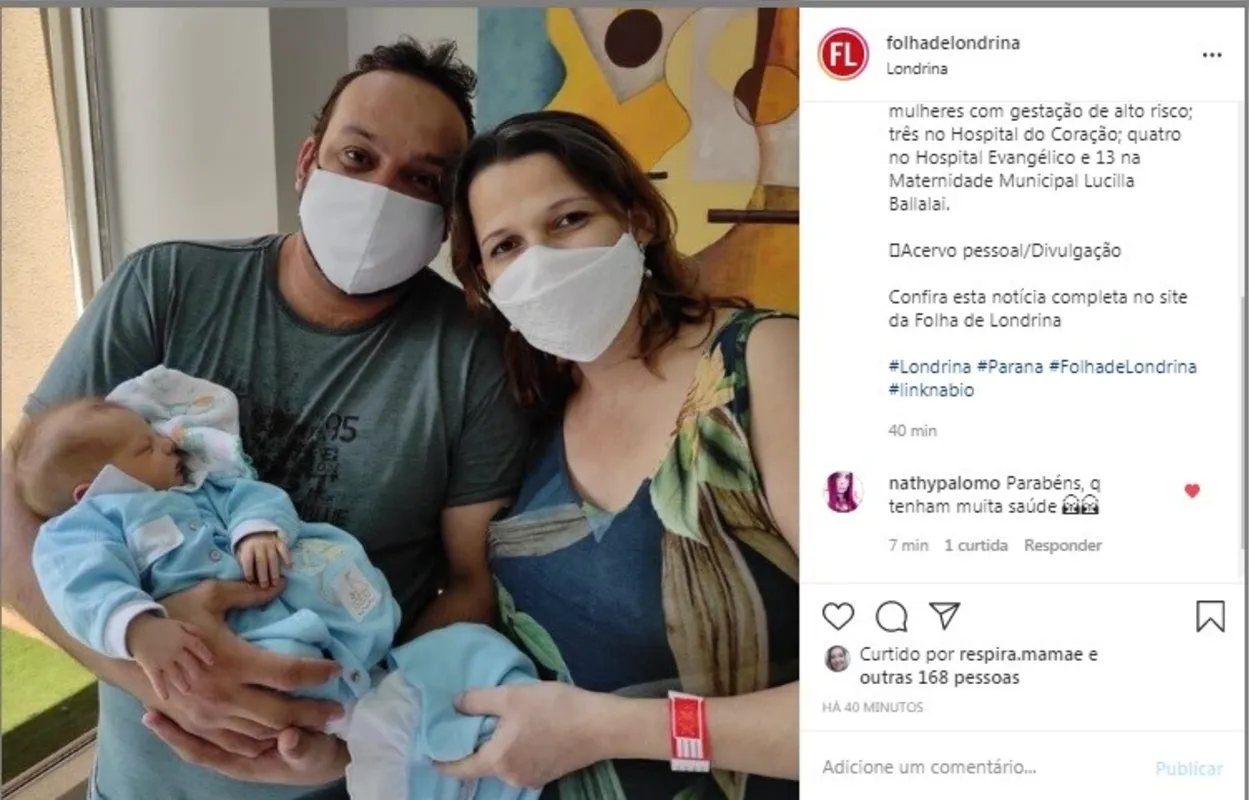 Imagem ilustrativa da imagem Folha nas Redes - Bebês de 2021