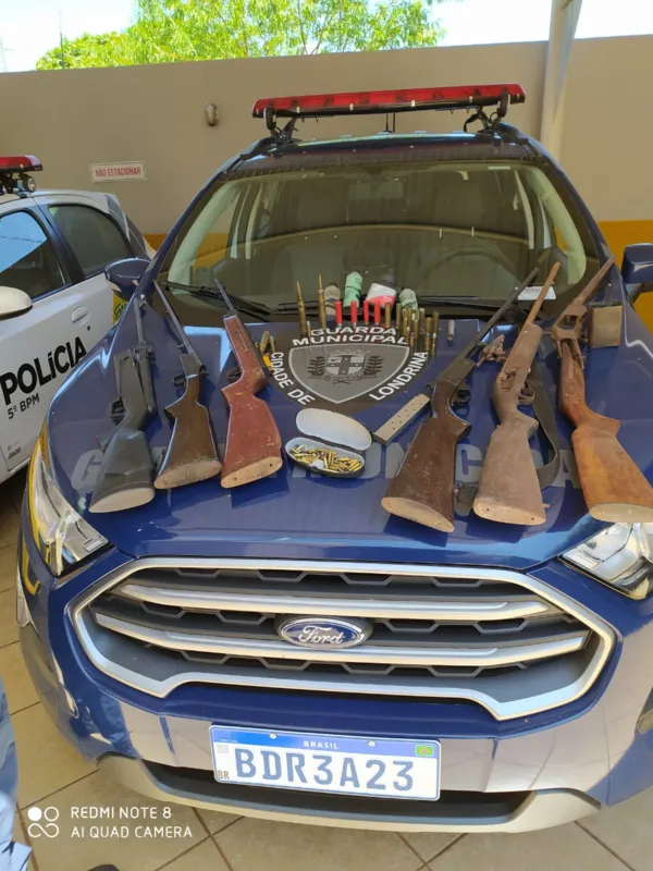 Imagem ilustrativa da imagem Guarda Municipal de Londrina tem aumento na apreensão de armas de fogo