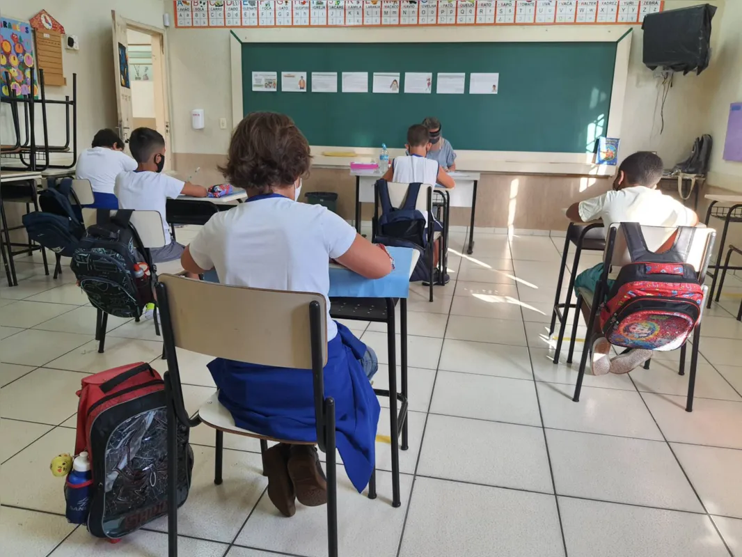 Imagem ilustrativa da imagem Cambé tem primeiro dia de aula presencial na rede municipal