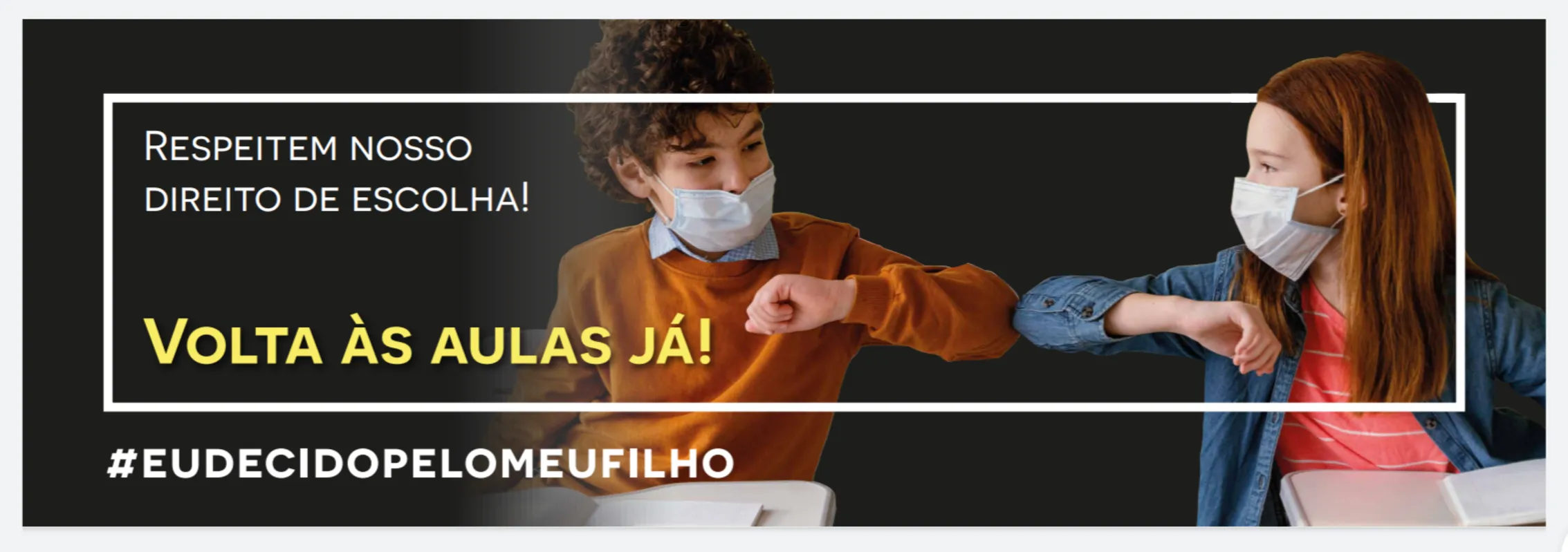 Imagem ilustrativa da imagem Campanha pede retomada das aulas presenciais em Londrina