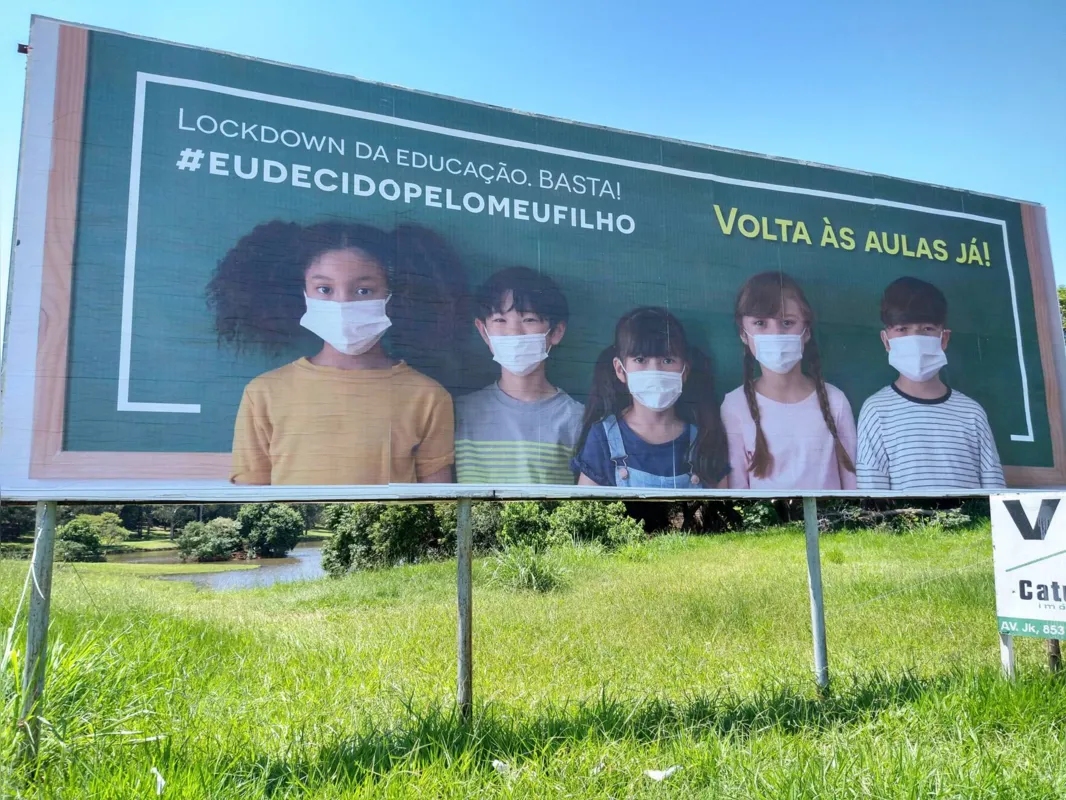 Imagem ilustrativa da imagem Campanha pede retomada das aulas presenciais em Londrina