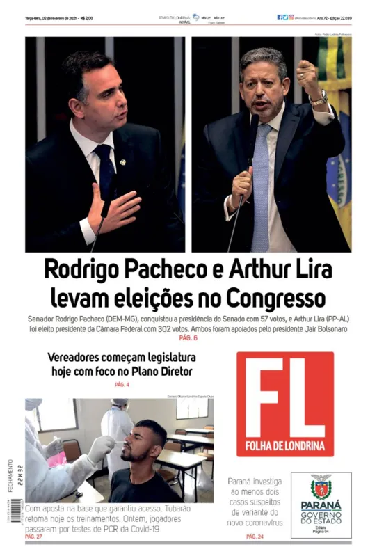 Imagem ilustrativa da imagem Capa 02/02/2021