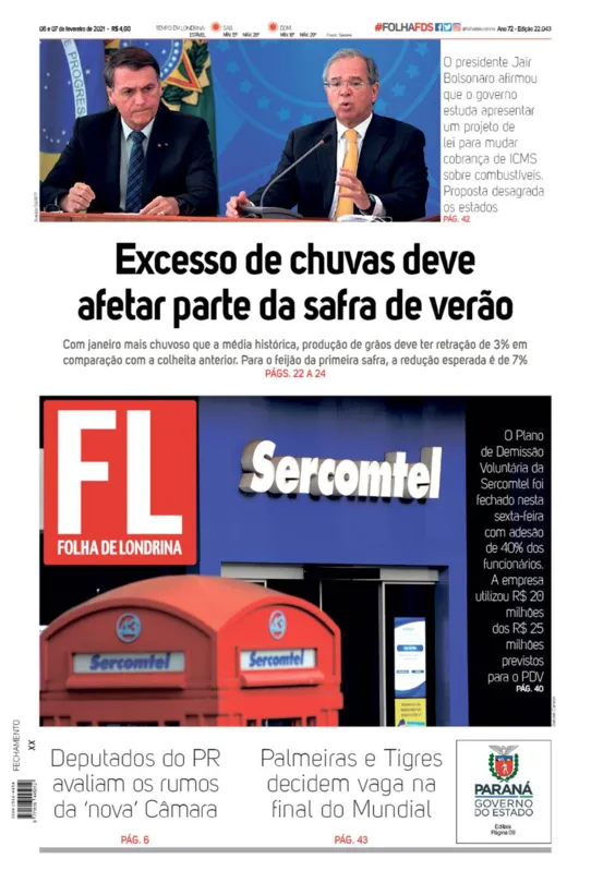 Imagem ilustrativa da imagem Capa 06/02/2021