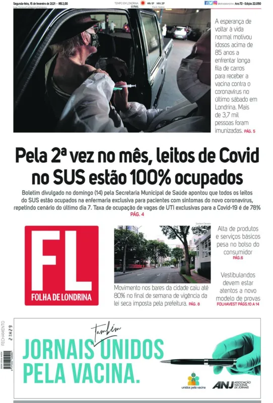 Imagem ilustrativa da imagem Capa 15/02/2021