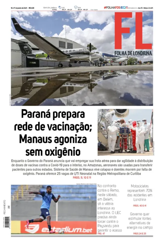 Imagem ilustrativa da imagem Capa 16/01/2021