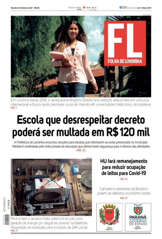 Imagem ilustrativa da imagem Capa 16/02/2021