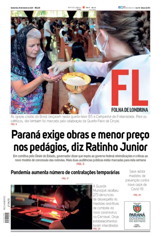 Imagem ilustrativa da imagem Capa 18/02/2021