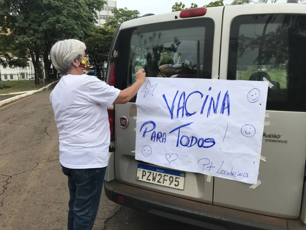 Garantir imunização para toda a população  é um dos motivos da carreata deste sábdo, 23