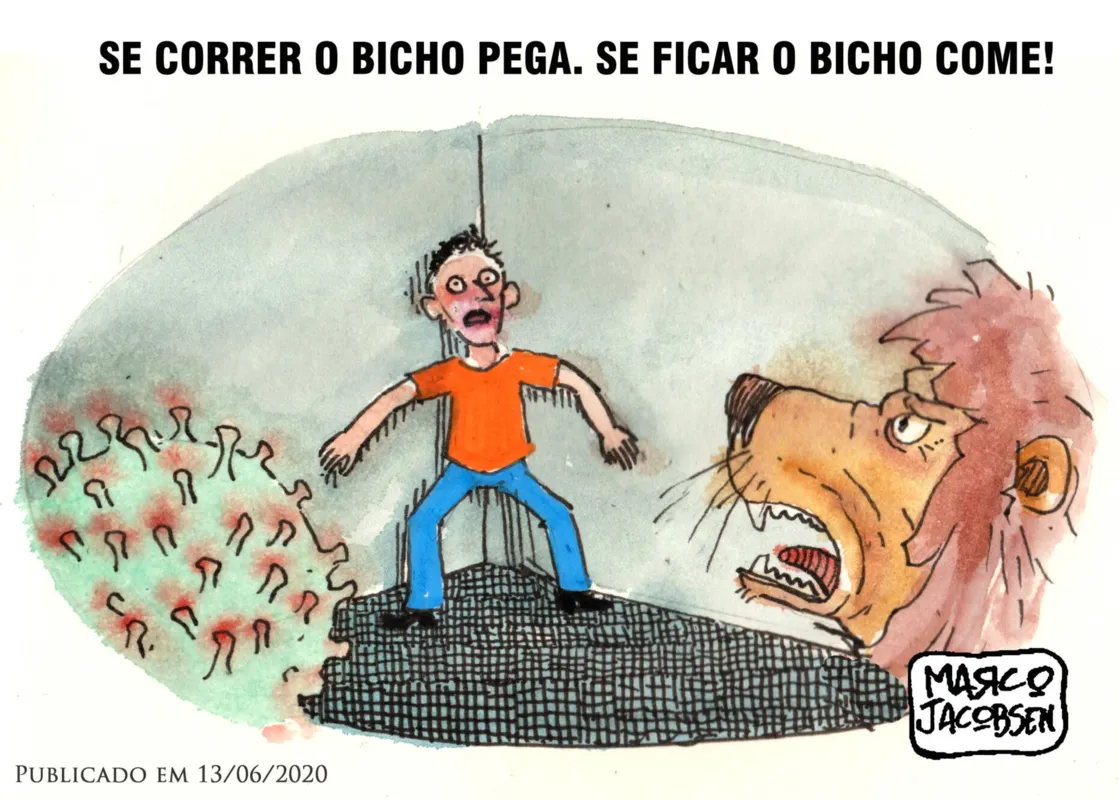 Imagem ilustrativa da imagem Charge 11/02/2021