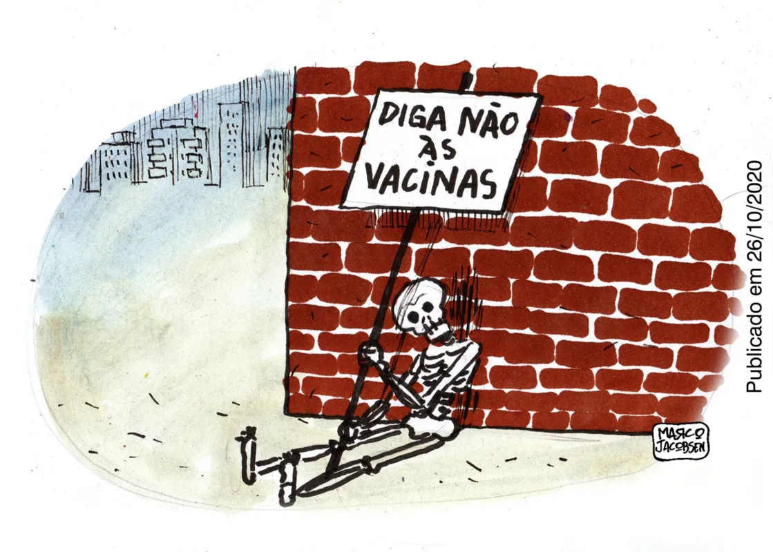 Imagem ilustrativa da imagem Charge 18/02/2021