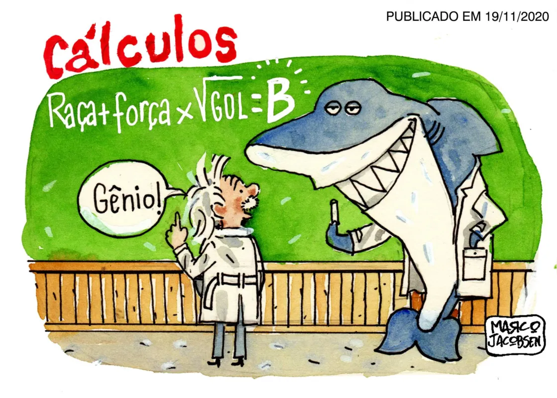 Imagem ilustrativa da imagem Charge 20/02/2021