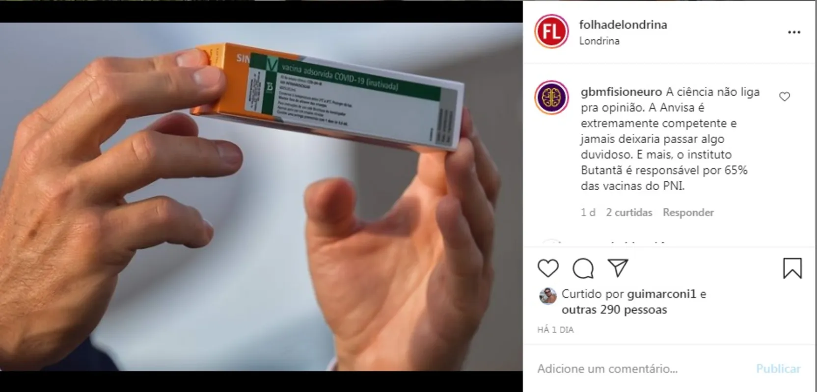 Imagem ilustrativa da imagem FOLHA NAS REDES| VACINA