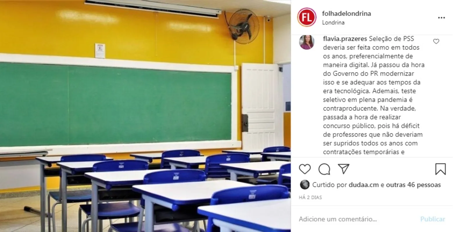 Imagem ilustrativa da imagem Folha Nas Redes| PSS