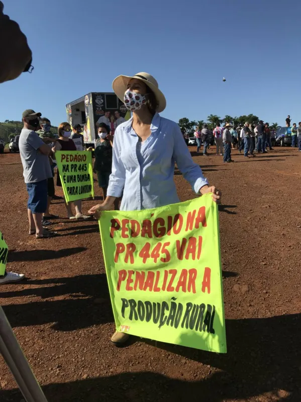 produtora de morangos Luciane Kopichinski enxerga um futuro danoso
