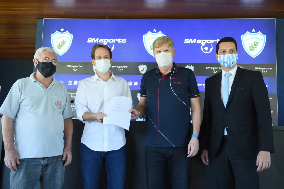 Imagem ilustrativa da imagem Londrina renova contrato de parceria e tem mais um patrocinador