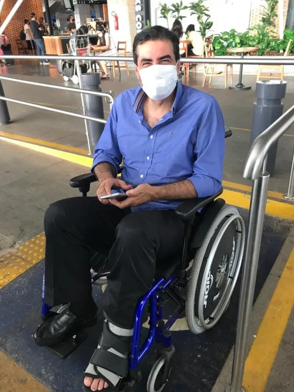 Imagem ilustrativa da imagem Prefeito Marcelo Belinati sofre fratura durante viagem a Brasília