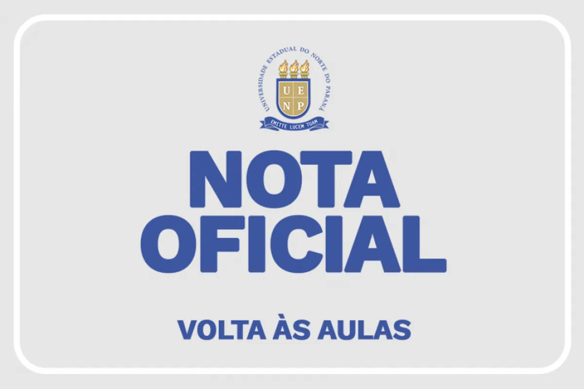 A UENP (Universidade Estadual do Norte do Paraná) anunciou em nota oficial que as aulas retornarão a  partir de 3 de fevereiro, em Regime Especial.