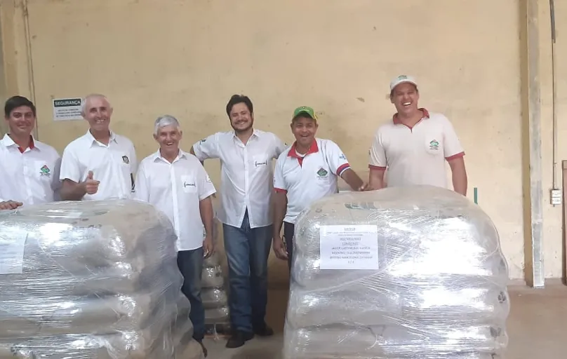 Produtores de cafés especiais que fizeram a exportação direta de 96 sacas para a Espanha