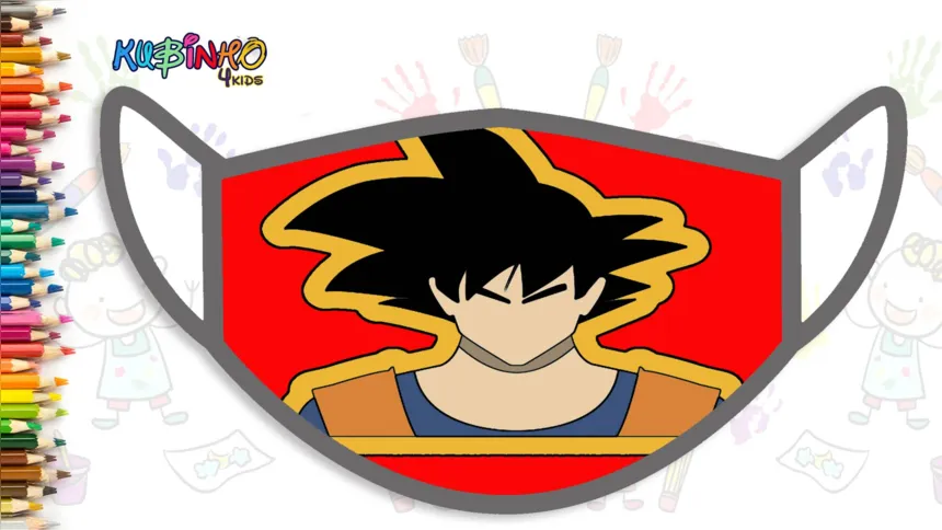 Carlos Kubo gravou um vídeo para os alunos das escolas municipais ensinando um passo a passo para criação de uma máscara inspirada no personagem Goku