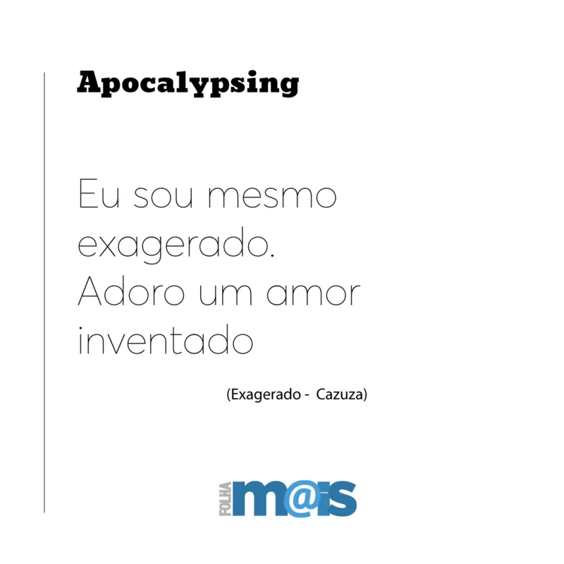Imagem ilustrativa da imagem ‘Amou daquela vez como se fosse a última’