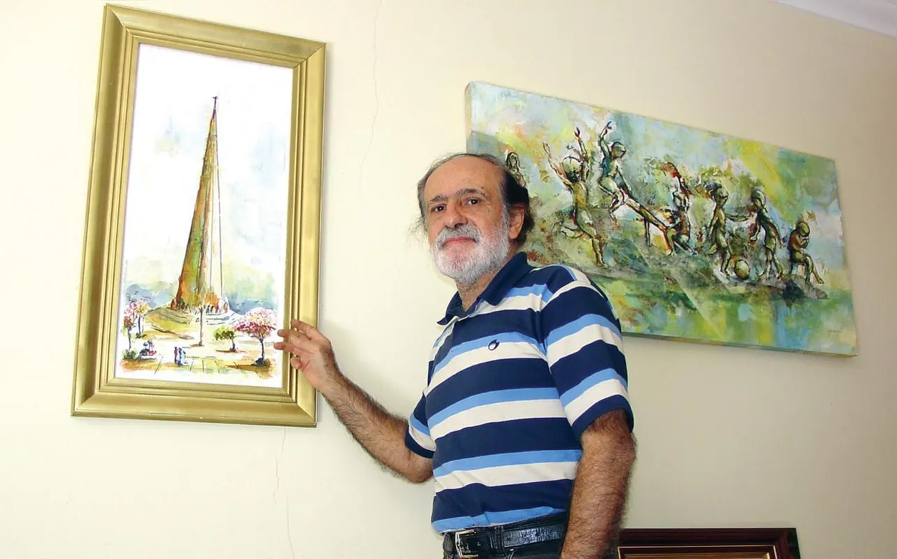 Imagem ilustrativa da imagem Artista Zanzal Mattar morre em Maringá por complicações da Covid