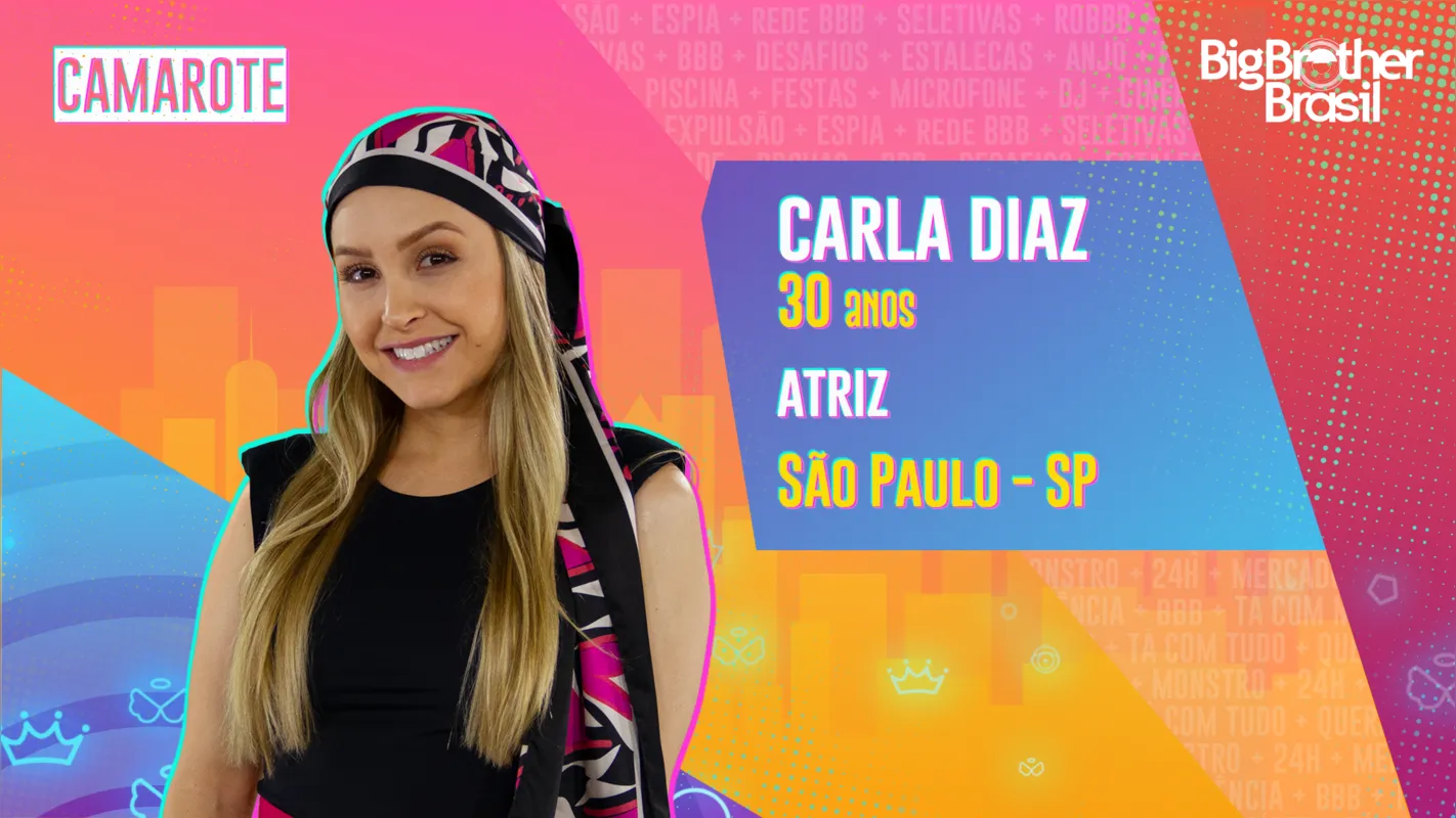 Imagem ilustrativa da imagem BBB21 - Num paredão apertado,  Carla Diaz é eliminada com 44,96% dos votos