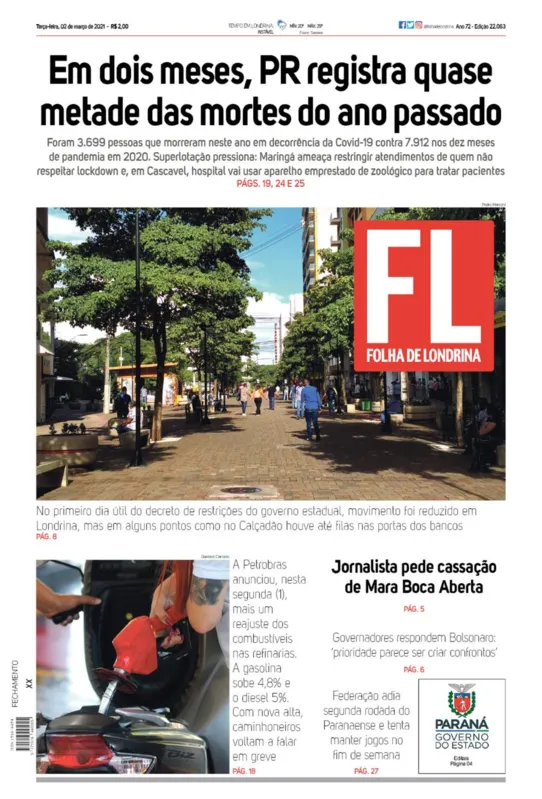 Imagem ilustrativa da imagem Capa 02/03/2021
