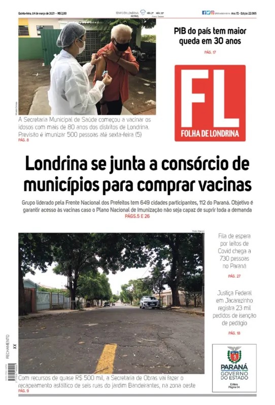 Imagem ilustrativa da imagem Capa 04/03/2021