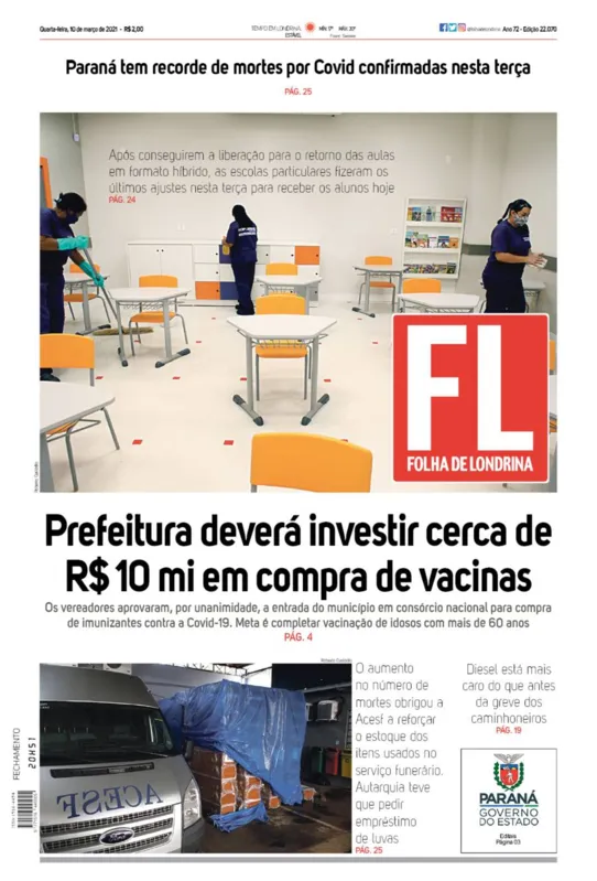 Imagem ilustrativa da imagem Capa 10/03/2021