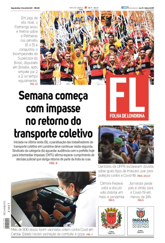 Imagem ilustrativa da imagem Capa 12/04/2021