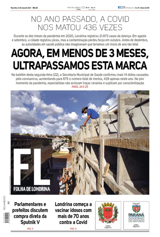 Imagem ilustrativa da imagem Capa 23/03/2021