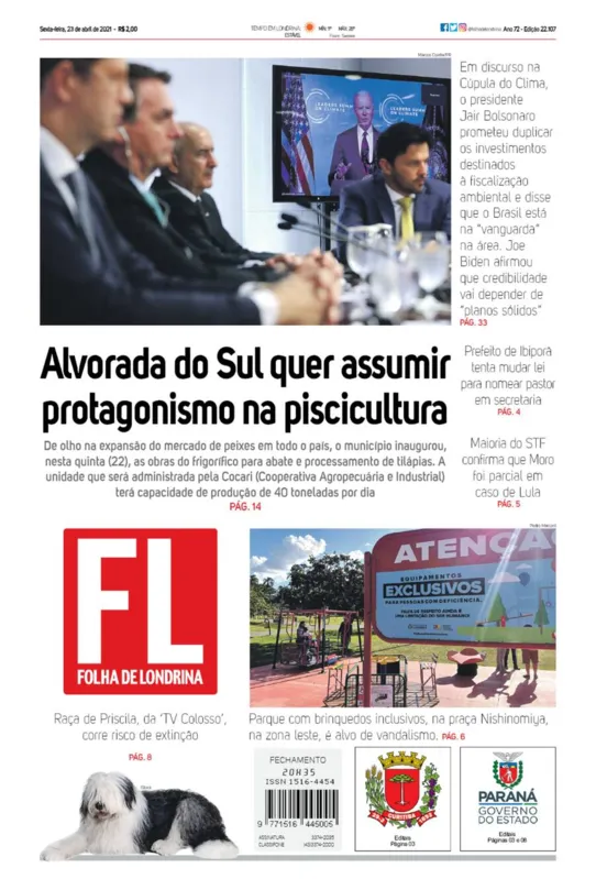 Imagem ilustrativa da imagem Capa 23/04/2021
