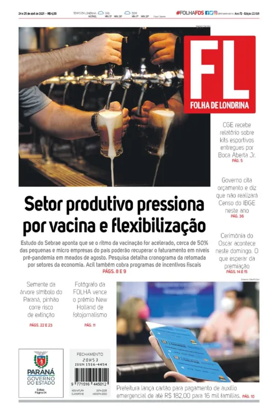 Imagem ilustrativa da imagem Capa 24/04/2021