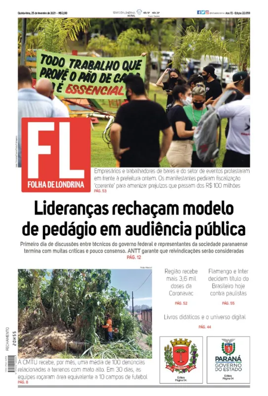 Imagem ilustrativa da imagem Capa 25/02/2021