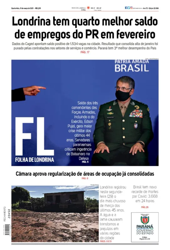 Imagem ilustrativa da imagem Capa 31/03/2021