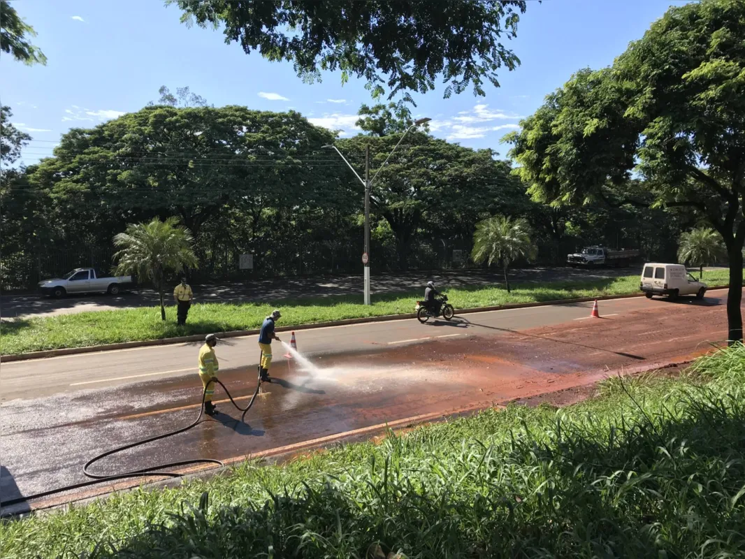 Imagem ilustrativa da imagem Casas e ruas são tomadas pela lama após temporal em Londrina