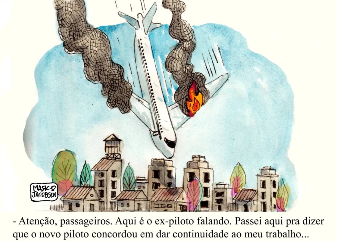 Imagem ilustrativa da imagem Charge 18/03/2021