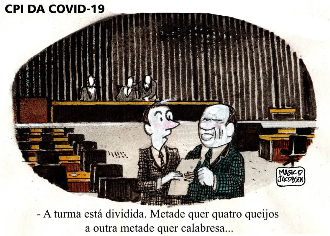 Imagem ilustrativa da imagem Charge 22/04/2021