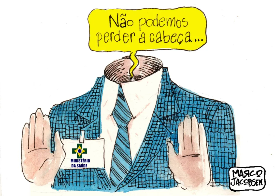 Imagem ilustrativa da imagem Charge 23/03/2021