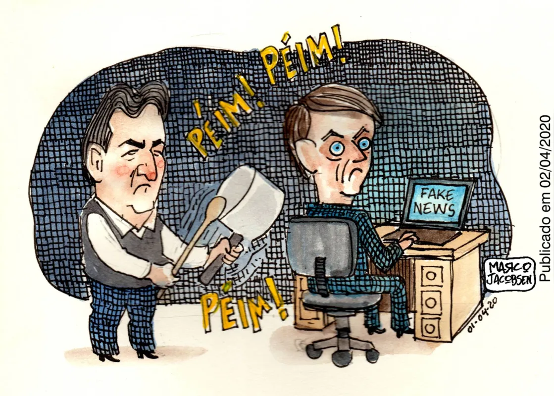Imagem ilustrativa da imagem Charge 27/02/2021