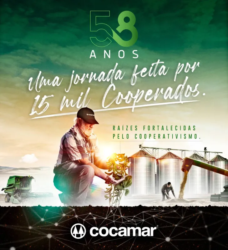 Imagem ilustrativa da imagem Cocamar completa 58 anos superando recordes