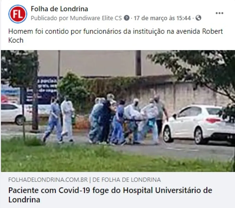 Imagem ilustrativa da imagem FOLHA NAS REDES - Tristeza