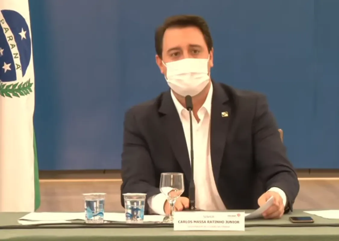 Imagem ilustrativa da imagem Governador prorroga decreto contra Covid até quarta-feira
